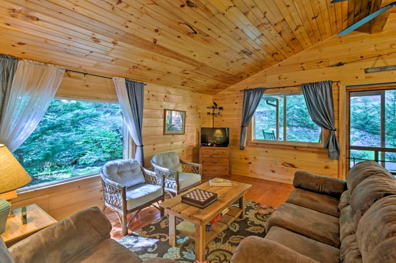 Bryson City Cabin With Fire Pit On Coopers Creek! Eksteriør bilde