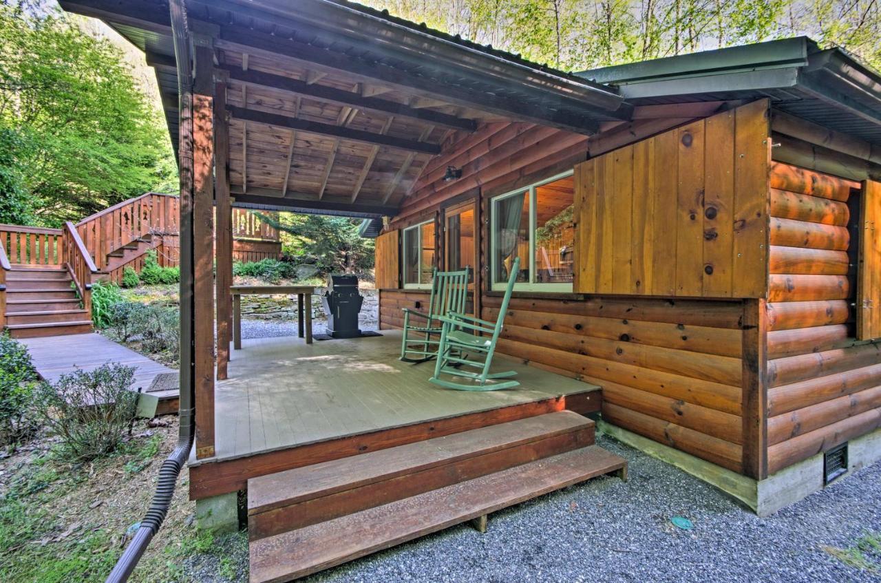 Bryson City Cabin With Fire Pit On Coopers Creek! Eksteriør bilde